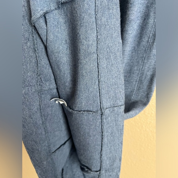 J.JILL Women’s Blue Stretch Knit Midi Min Dress 3/4 Sleeves Size Medium Tall - Picture 9 of 9